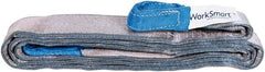 Value Collection - 16' Long x 3" Wide, 8,600 Lb Vertical Capacity, 2 Ply, Polyester Web Sling - 6,900 Lb Choker Capacity, with Eye & Eye (Flat) - Exact Tooling