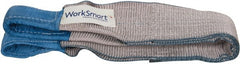 Value Collection - 3' Long x 4" Wide, 11,500 Lb Vertical Capacity, 2 Ply, Polyester Web Sling - 9,200 Lb Choker Capacity, with Eye & Eye (Flat) - Exact Tooling