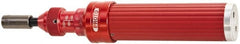 Proto - 1 Piece, 7 to 36 In/Lb, Adjustable Torque Limiting Screwdriver - 7-3/16" OAL, 1/4" Drive, 1 In/Lb Graduation - Exact Tooling