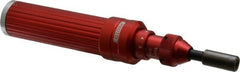 Proto - 1 Piece, 7 to 36 In/Lb, Adjustable Torque Limiting Screwdriver - 7-3/16" OAL, 1/4" Drive, 1 In/Lb Graduation - Exact Tooling
