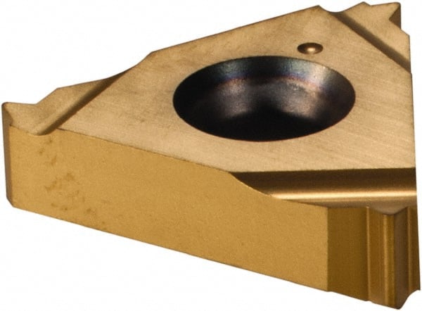 Vargus - 3ER External Right Hand 18 UNJ Laydown Threading Insert - Grade VKX, TiN Coated Carbide - Exact Tooling