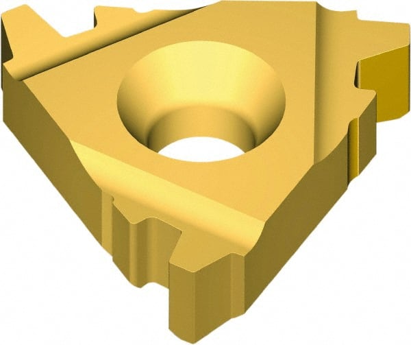 Vargus - 3ER External Right Hand 14 Acme 3G Laydown Threading Insert - Grade VKX, TiN Coated Carbide, 9.53mm Inscribed Circle - Exact Tooling