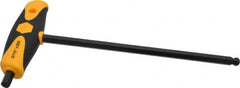 Wiha - 5/16" Hex, T-Handle Cushion Grip, Ball End Hex Key - 200mm OAL, Inch System of Measurement - Exact Tooling
