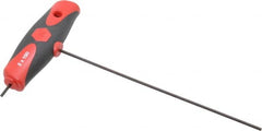 Wiha - 2mm Hex, T-Handle Cushion Grip, Hex Key - 150mm OAL, Metric System of Measurement - Exact Tooling