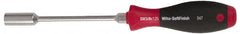 Wiha - 3/16" Solid Shaft Heavy-Duty Nutdriver - Cushion Grip Handle - Exact Tooling