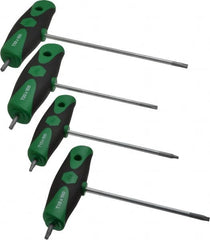 Wiha - 7 Piece T10 to T40 T-Handle Torx Key Set - T10, T15, T20, T25, T27, T30, T40 Torx Size - Exact Tooling