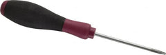 Wiha - T10 Torx Driver - 80mm Blade Length, 6-3/4" OAL - Exact Tooling