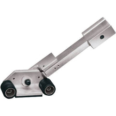 Dynabrade - 1" Wide Contact Arm - 30" Belt Length x 1" Belt Width, Flat, Rubber, 80" Contact Wheel Diam - Exact Tooling