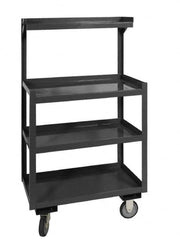 Durham - 30" Wide x 55-3/4" High x 24" Deep, Mobile Workstation - 1,200 Lb Capacity - Exact Tooling