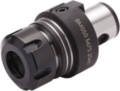 Seco - 0.039" to 0.63" Capacity, 2.755" Projection, Modular Connection, ER25 Collet Chuck - Through-Spindle - Exact Tooling