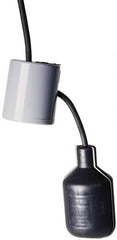 Little Giant Pumps - 125 AC Volt, Weighted Control Float Switch, Float Switch - For Use with Simplex and Duplex Grinder Panels - Exact Tooling