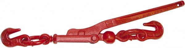 CM - 2,600 Lbs. Load Limit Lever Loadbinder - 1/4 Inch Max Chain Size, 3-3/4 Inch Take Up, Chain Grade 43 - Exact Tooling