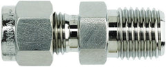 Brennan - 3/16" OD, Stainless Steel Male Connector - NPT Ends - Exact Tooling
