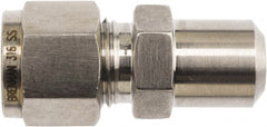 Brennan - 1/2" OD, Stainless Steel Butt Weld Male Connector - Male Pipe Weld Ends - Exact Tooling