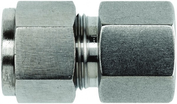 Brennan - 1/4" OD, Stainless Steel Female Connector - Comp x FNPT Ends - Exact Tooling