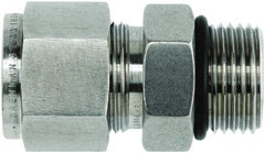 Brennan - 3/4" OD, Stainless Steel O-Seal Male Connector - Male ORB Ends - Exact Tooling