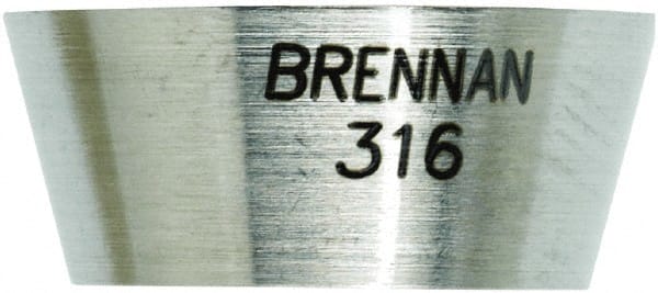 Brennan - 1/2" OD, Stainless Steel Front Ferrule - Compression Ends - Exact Tooling