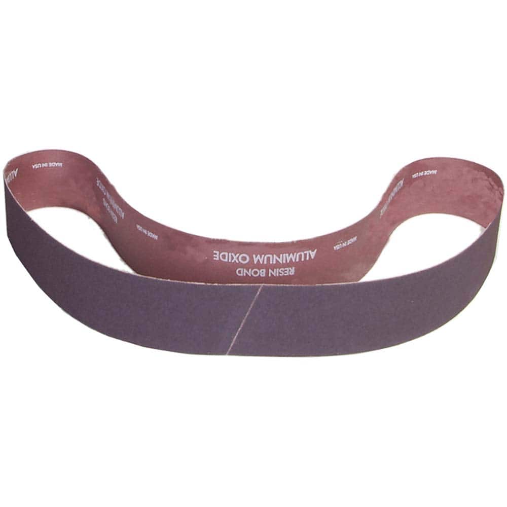 Norton - 2" Wide x 60" OAL, 24 Grit, Aluminum Oxide Abrasive Belt - Exact Tooling