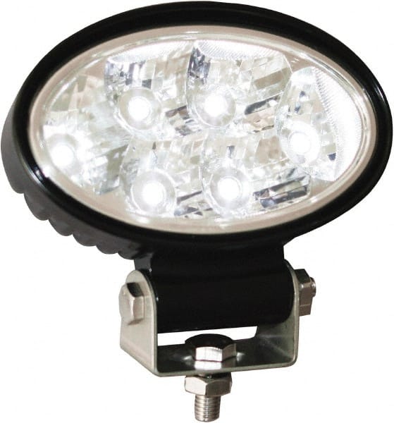 Buyers Products - 12 to 24 Volt, Clear Flood Beam Light - 1.5 Amps, 1,350 Lumens, 6 LED Lamp - Exact Tooling