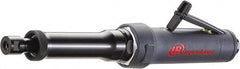 Ingersoll-Rand - 1/4" Collet, Straight Handle, Air Extended Length Die Grinder - 7,500 RPM, Rear Exhaust, 25 CFM, 1 hp, 90 psi - Exact Tooling
