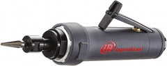 Ingersoll-Rand - 1/4" Collet, Straight Handle, Air Straight Die Grinder - 18,000 RPM, Rear Exhaust, 14 CFM, 1 hp, 90 psi - Exact Tooling