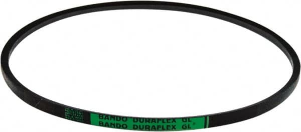 Bando - Section 5L, 21/32" Wide, 89" Outside Length, V-Belt - Black, Duraflex, No. 5L890 - Exact Tooling