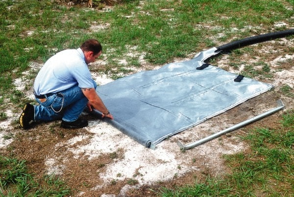 UltraTech - 5 Ft. Long x 3 Ft. Wide, 192 Inch Diameter Dewatering Bag - For Use with Oil and Sediment - Exact Tooling