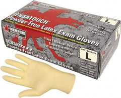 MCR Safety - Size M, 5 mil, Medical Grade, Powder Free Latex Disposable Gloves - Exact Tooling