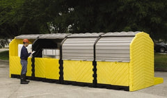 UltraTech - 365 Gallon Sump, IBC Pallet - 136 Inch Long x 64 Inch Wide x 88 Inch High, 4 Totes - Exact Tooling