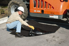 UltraTech - 12 Gal Capacity per Package, Oil Only Pad - 10' Long x 10' Wide, Polypropylene - Exact Tooling