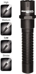 Bayco - LED Bulb, Industrial/Tactical Flashlight - Black Aluminum Body, CR123 Batteries - Exact Tooling