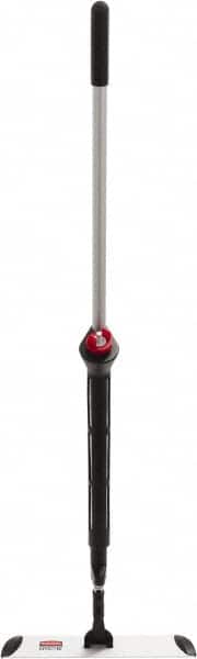 Rubbermaid - Silver Single Sided Spray Mop and Frame Kit - 4.88 Inch Long x 3-3/4 Inch Wide Microfiber Head, 56 Inch Long Handle - Exact Tooling
