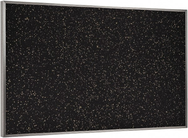 Ghent - 46-1/2" Wide x 36" High Open Cork Bulletin Board - Rubber, Tan Speckled - Exact Tooling