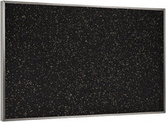 Ghent - 46-1/2" Wide x 36" High Open Cork Bulletin Board - Rubber, Tan Speckled - Exact Tooling