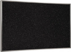 Ghent - 46-1/2" Wide x 36" High Open Cork Bulletin Board - Rubber, Confetti (Color) - Exact Tooling