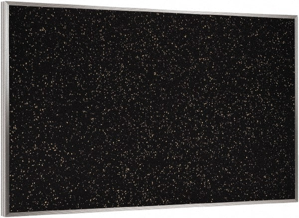 Ghent - 72-1/2" Wide x 48-1/2" High Open Cork Bulletin Board - Rubber, Tan Speckled - Exact Tooling