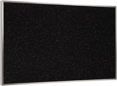 Ghent - 72-1/2" Wide x 48-1/2" High Open Cork Bulletin Board - Rubber, Confetti (Color) - Exact Tooling