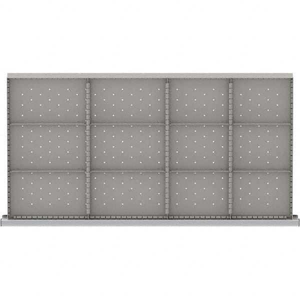 LISTA - 12-Compartment Drawer Divider Layout for 3.15" High Drawers - Exact Tooling