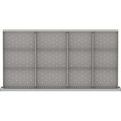 LISTA - 12-Compartment Drawer Divider Layout for 3.15" High Drawers - Exact Tooling