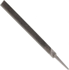 Anglo American - 4" Long, Smooth Cut, Mill American-Pattern File - Single Cut, 0.1" Overall Thickness, Tang - Exact Tooling