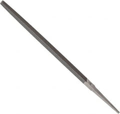 Anglo American - 8" Long, Bastard Cut, Taper American-Pattern File - Single Cut, 0.31" Overall Thickness, Tang - Exact Tooling