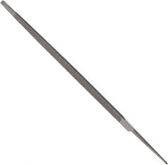 Anglo American - 7" Long, Bastard Cut, Taper American-Pattern File - Single Cut, 0.28" Overall Thickness, Tang - Exact Tooling