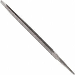 Anglo American - 7" Long, Bastard Cut, Taper American-Pattern File - Single Cut, 0.35" Overall Thickness, Tang - Exact Tooling