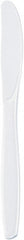 Dixie - Dixie Plastic Tableware, Heavyweight Knives - White - Exact Tooling