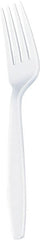Dixie - Dixie Plastic Tableware, Heavyweight Forks - White - Exact Tooling