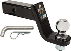 Buyers Products - 2" Ball Diam, 5-3/4" Shank Length, Hitch Ball - 2" Shank Diam, 5,000 Lb Capacity, Black Powder-Coated - Exact Tooling