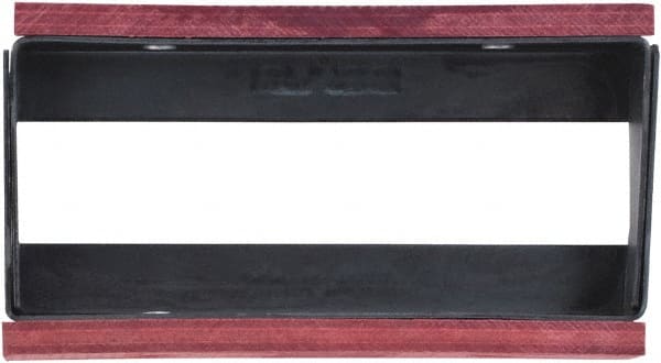 Irwin - 4-1/2" Wide x 95mm High x 32mm Thick, Flat/No Step Vise Jaw - Fixed Jaw, Compatible with Record Bench Vises - Exact Tooling