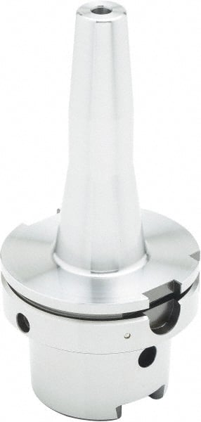 Parlec - 1/4" Hole Diam, HSK100A Taper Shank Shrink Fit Tool Holder & Adapter - 6.3" Projection, 0.83" Nose Diam, 1.33" Clamping Depth, 15,000 RPM, Through Coolant - Exact Tooling