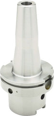 Parlec - 3/4" Hole Diam, HSK100A Taper Shank Shrink Fit Tool Holder & Adapter - 6.3" Projection, 1.3" Nose Diam, 2.05" Clamping Depth, 15,000 RPM, Through Coolant - Exact Tooling