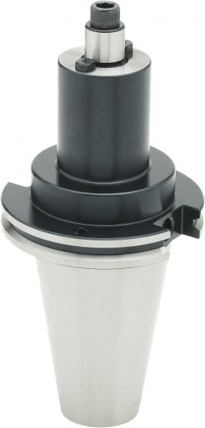 Parlec - CAT50 Taper Shank 3/4" Pilot Diam Shell Mill Holder - 1-1/2" Flange to Nose End Projection, 1-3/4" Nose Diam, Through-Spindle & DIN Flange Coolant - Exact Tooling